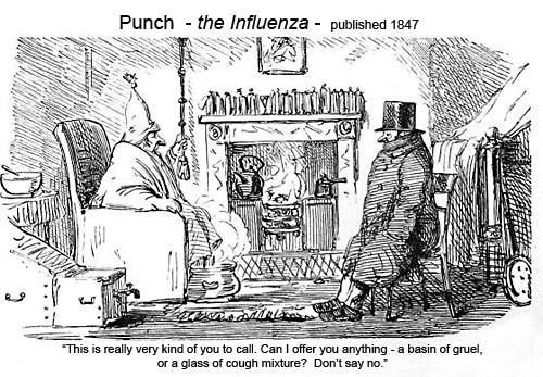 The Influenza - Punch 1847